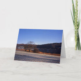 Tarjeta Festiva Esthwiate Water Winter