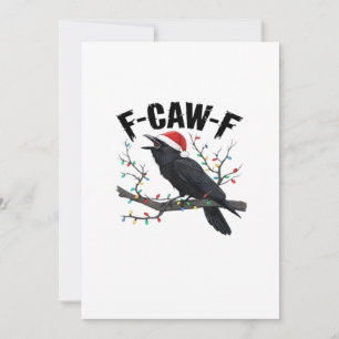 Tarjeta Festiva Estilo creativo casual esencial F Caw F