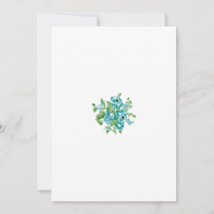 Tarjeta Festiva Estilo decorativo, crema de menta, azul de fuente,