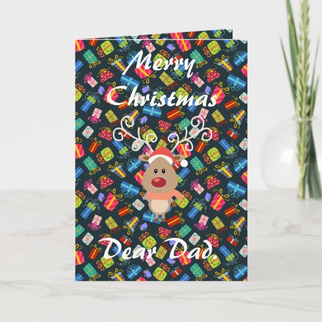 Tarjeta Festiva Estimado papá (Anverso)