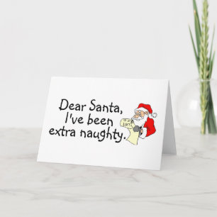 Tarjeta Festiva Estimado Santa Ive sido extraordinariamente