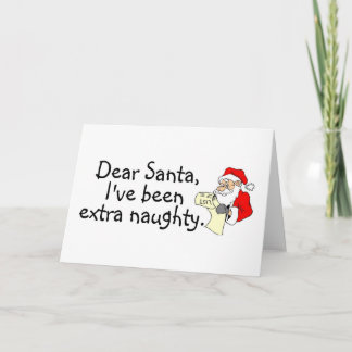 Tarjeta Festiva Estimado Santa Ive sido extraordinariamente