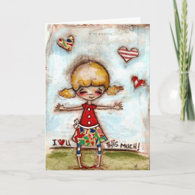 Tarjeta Festiva ¡Esto Es Mucho! -Valentin (Anverso)