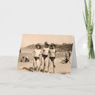 Tarjeta Festiva ¿Estos gorras nos hacen al gay de la mirada?