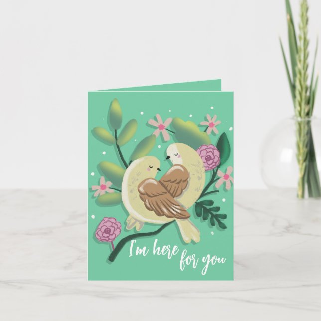 Tarjeta Festiva Estoy aquí por ti (Anverso)