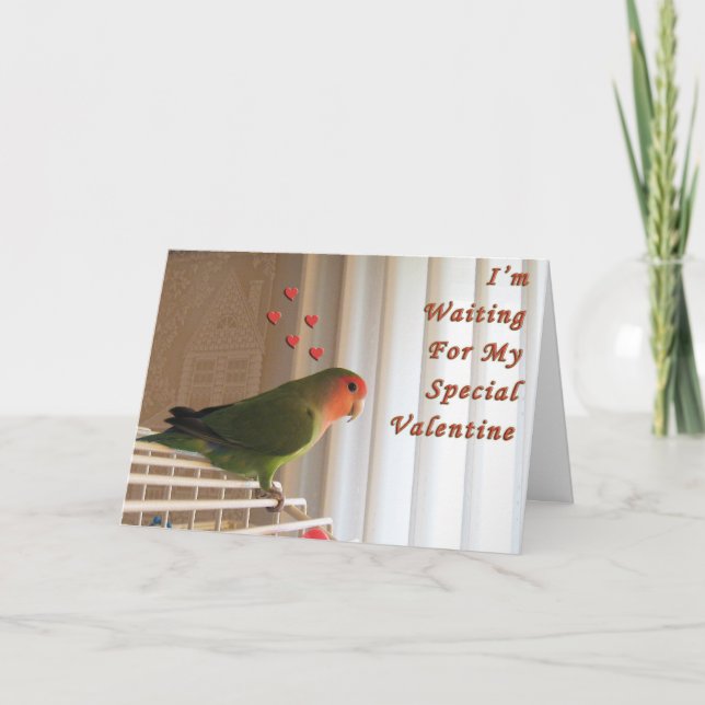 Tarjeta Festiva Estoy esperando (Anverso)