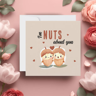 Tarjeta Festiva Estoy loco por ti divertido Día de San Valentín li