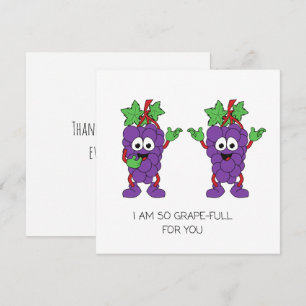 Tarjeta Festiva 'Estoy tan lleno de uvas por ti' Dulce Encantador 