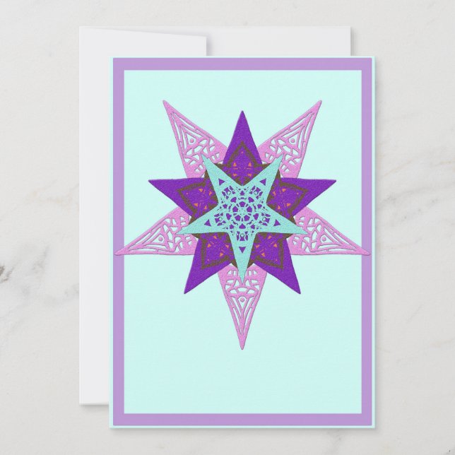 Tarjeta Festiva Estrella (Anverso)