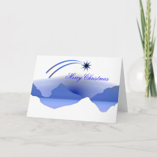 Tarjeta Festiva Estrella de Belén Navidades saludo