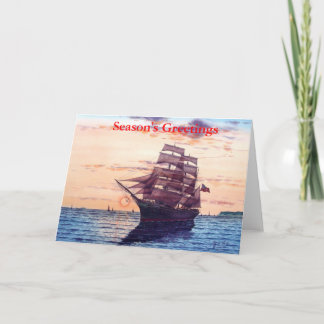 Tarjeta Festiva estrella de la puesta del sol de la India