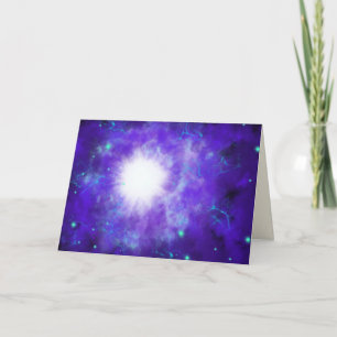 Tarjeta Festiva Estrella de Maravilla Diseño de Arte Moderno de Na