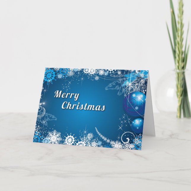 Tarjeta Festiva estrella de navidades (Anverso)