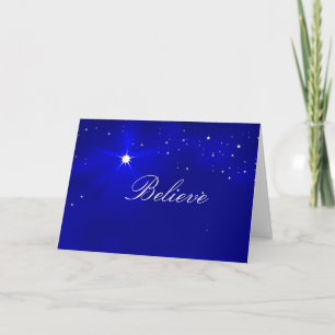 Tarjeta Festiva Estrella del Norte cree que los Navidades saludan