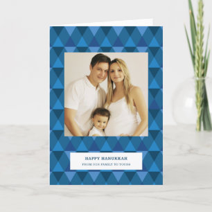 Tarjeta Festiva Estrella en el cielo nocturno