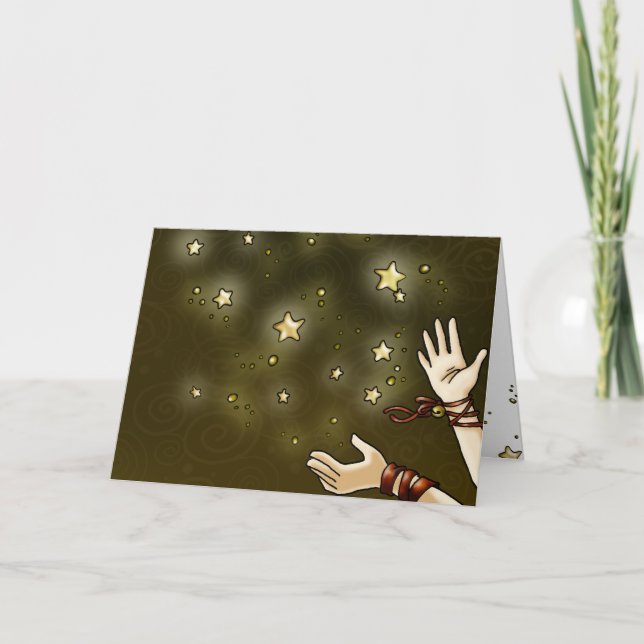 Tarjeta Festiva Estrella jingle (Anverso)