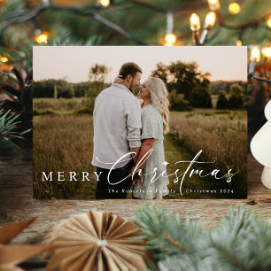 Tarjeta Festiva Estrella moderna de Navidades religiosos