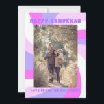 Tarjeta Festiva Estrella moderna de Swirl de David HAPPY HANUKKAH<br><div class="desc">¡Tarjeta perfecta para enviar una celebración judía! La mano hizo arte para ti. ¡TODO PERSONALIZABLE! Haga clic en "Personalizar" para editar el texto y añadir una foto. Haga clic en "editar usando la herramienta de diseño" para ajustar las fuentes, colores y colocaciones. El diseño también está disponible como descarga digital...</div>