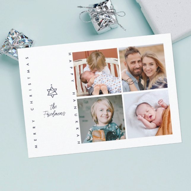 Tarjeta Festiva Estrella navideña de David (Subido por el creador)