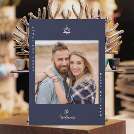 Tarjeta Festiva Estrella navideña de David