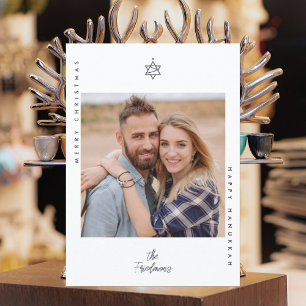 Tarjeta Festiva Estrella navideña de David