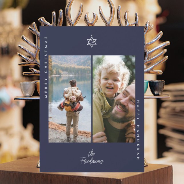 Tarjeta Festiva Estrella navideña de David (Subido por el creador)