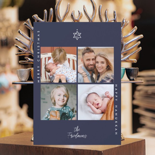 Tarjeta Festiva Estrella navideña de David (Subido por el creador)