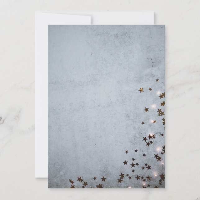 Tarjeta Festiva Estrellas (Anverso)