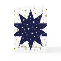 Estrellas azules y estrellas blancas y estrellas d