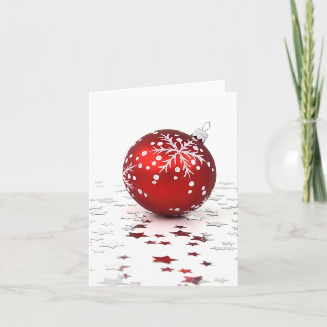 Tarjeta Festiva Estrellas navideñas de navidades (Anverso)