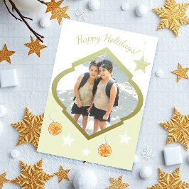 Tarjeta Festiva Estrellas Personalizados modernas y acuarela Naran