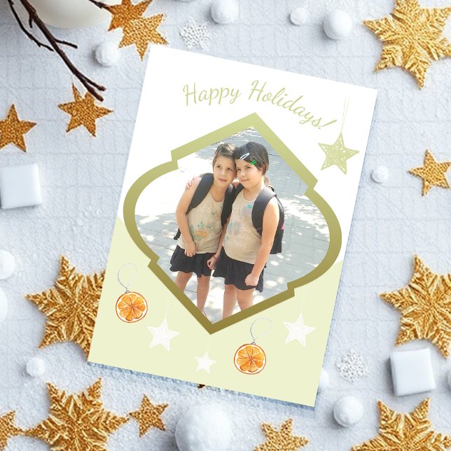 Tarjeta Festiva Estrellas Personalizados modernas y acuarela Naran (Subido por el creador)