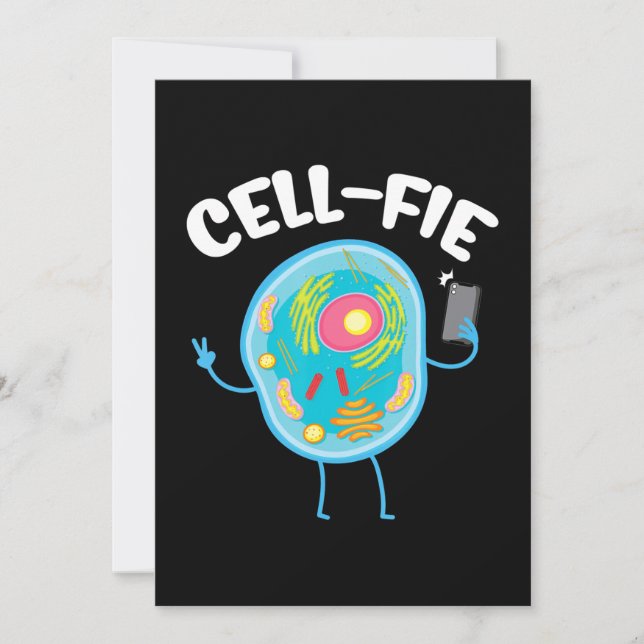 Tarjeta Festiva Estudiante de Biología de Ciencias de la Fie Celul (Anverso)