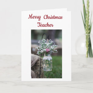 TARJETA FESTIVA ESTUDIANTE MAYOR QUE DARÁ ***MAESTRO** A NAVIDADES