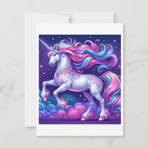 Tarjeta Festiva Estudio de Unicorn G - Fantasy AI