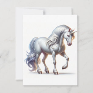 Tarjeta Festiva Estudio de Unicorn O - Fantasy AI
