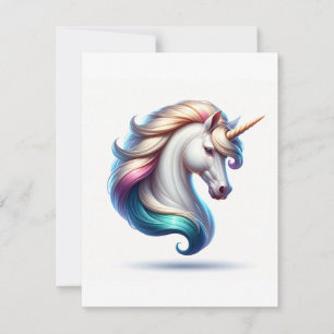Tarjeta Festiva Estudio de Unicorn R - Fantasy AI