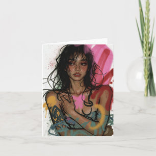 Tarjeta Festiva Ethereal Rebel Woman