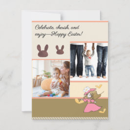 Tarjeta Festiva Ethereal Spring: The Easter Godフラットシーズンカード