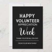 Etiqueta de regalo de agradecimiento de voluntaria