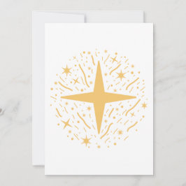 Tarjeta Festiva Etoiles et confettis pour le Nouvel An