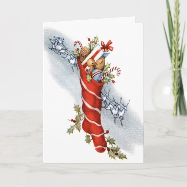 Tarjeta Festiva Eve navidades (Anverso)