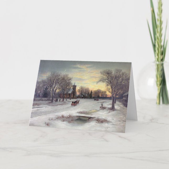 Tarjeta Festiva Eve navidades (Anverso)