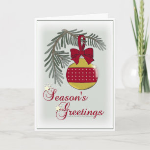 Tarjeta Festiva Evergreen Decorado V3 - GBSBGRN