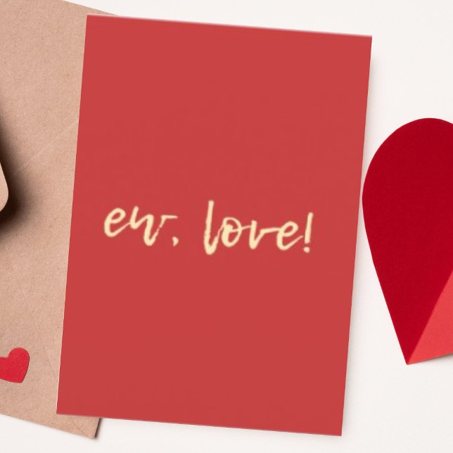 Tarjeta Festiva Ew Personalizado Ama A Los Modernos Anti Valentine (Buy or Download Now!)