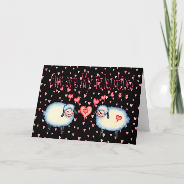 Tarjeta Festiva EWE are MY VALENTINE by SHARON SHARPE (Anverso)