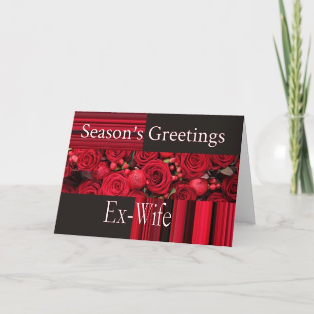 Tarjeta Festiva Ex Wife Merry Christmas card (Anverso)