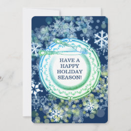 Tarjeta Festiva Excelente cocina cocinera Navidades de restauració