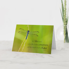 Tarjeta Festiva Expresiones de la libélula