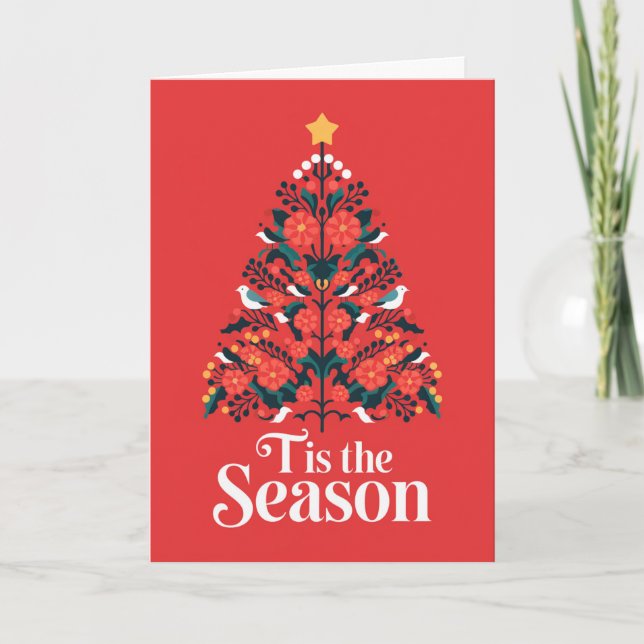 Tarjeta Festiva Fa-La-La-La (Anverso)
